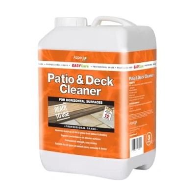 Image of EASYCare 3L Patio &amp; Deck Cleaner. Acid Free Cleaner For Outdoor Surface Including Patio, Path, Driveway, Decking, Concrete And More. Fast Acting Easy To Use Strong