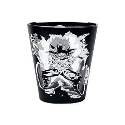 Image of Glass Large Goku and Vegeta Dragonball Super 400ml AbyStyle
