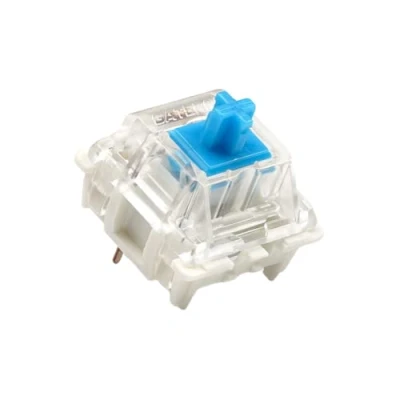 Image of Pack of Gateron ks 9 Key Switches for Mechanical Gaming Keyboards Plate Mounted (Gateron Blue, 65 Pcs)
