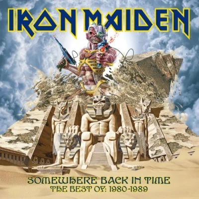 Image of Iron Maiden Somewhere Back In Time Sealed 2008 UK picture disc LP 5099921470714