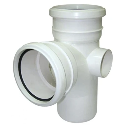 Image of FLOPLAST 110mm Soil Ring Seal 92.5 Degree Branch White