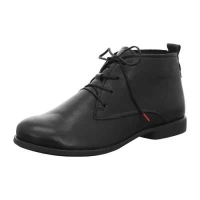 Image of THINK! Women&#039;s AGRAT_3 000082 Leather Lined Sustainable Ankle Boots, 0000 Black, 5.5 UK