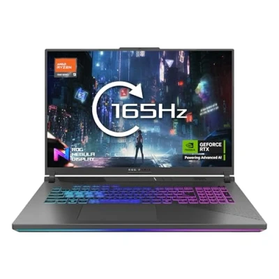 Image of ASUS ROG Strix 16 G614PR 16.0&quot; WUXGA 165Hz Gaming Laptop (AMD Ryzen 9, NVIDIA GeForce RTX 5070Ti 12GB Graphics, 16GB RAM, 1TB PCIe SSD, 4 Zone Backlit Keyboard, Windows 11)