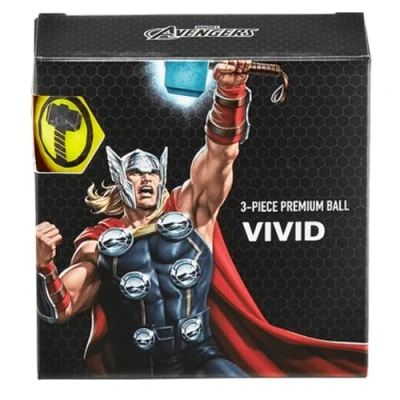 Image of Volvik Marvel Golf Balls Various Superhero gift Sets Spiderman/Hulk/Thor/Black Panther/Captain America/Iron Man four ball set 6212