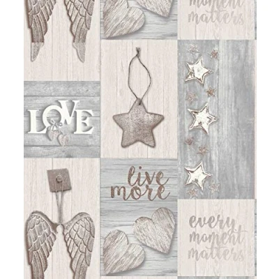 Image of Fine Décor M1488 Starlight Home Rose Gold, Pink