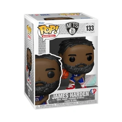 Image of Funko POP! NBA: Nets James Harden Collectable Vinyl Figure Gift Idea Official Merchandise Toys for Kids &amp; Adults Sports Fans Model Collectors and Display