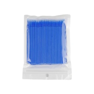 Image of huihuay Micro Brush 100Pcs Disposable Up Paint Tips Mini Car Touch Applicator Sticks Detailing Products