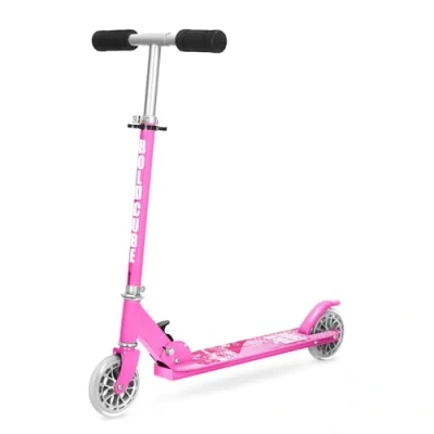 Image of BOLDCUBE Classic 2 Wheeler Scooter for Kids Ages 6+ Lightweight Fold &amp; Go Adjustable Height 69 to 82 cm