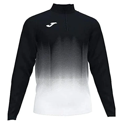Image of Joma Elite Vii Running sweatshirt, Children, boys, 101541.102, Black White, 4XS 3XS