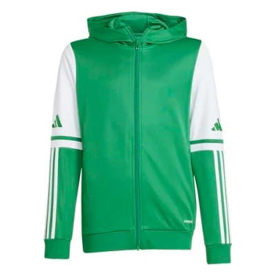 Image of adidas Unisex Kids SQUADRA25 HOODY KIDS, team green/white, 13 14 Years