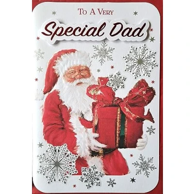 Image of Prelude To A Very Special Dad Christmas Card