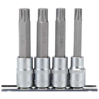 Image of Draper Ribe� Socket Bit Set, 1/2&quot; Sq. Dr. (4 Piece)