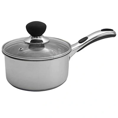 Image of Sabichi 20cm Living Easy Grip Pan, stainless steel, Silver, 20 cm