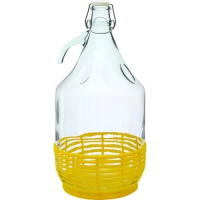 Image of BDP5D Glass Fermentation Balloons 5 L Bottle Wine Balloon Clip Closure