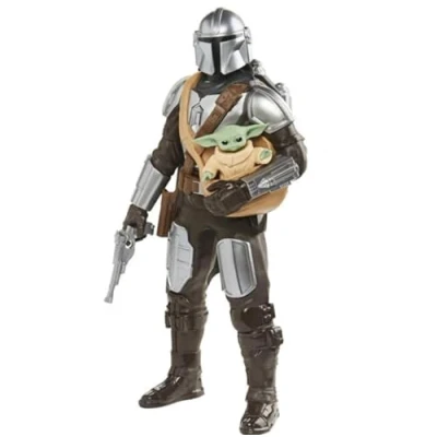Image of Star Wars Galactic Action The Mandalorian &amp; Grogu Interactive Electronic 30 cm scale Figures, Toys Children Aged 4 And Up