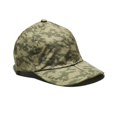 Image of SEALSKINZ Unisex Waterproof Weather Foldable Peak Baseball Cap, Olive Print