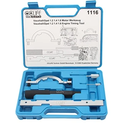 Image of CCLIFE Engine Timing Tool Camshaft Locking Kit Compatible with Vauxhall/Opel 10 1.2 1.4