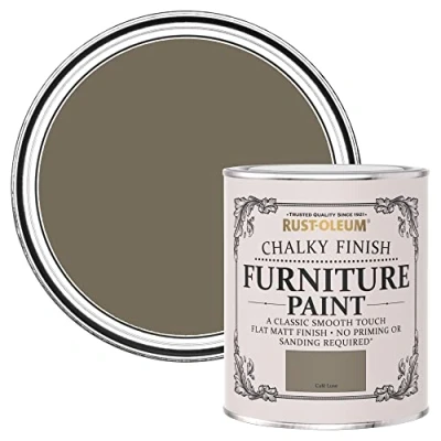 Image of Rust Oleum Light Brown Upcycled Furniture Paint in Chalky Finish Café Luxe 750ml