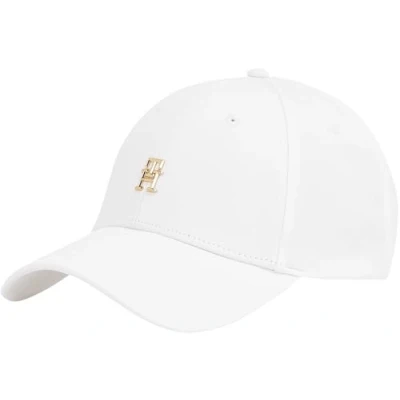 Image of Tommy Hilfiger Women’s Elevated Chic Cotton Cap, White (Optic White), One Size