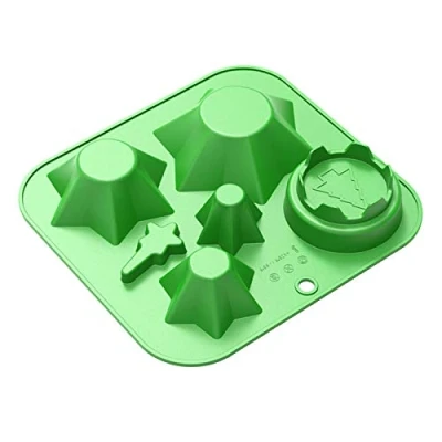 Image of Christmas Tree Silicone Mold Fondant Cake Chocolate Sugarcraft Decor