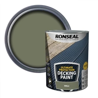 Image of Ronseal Ultimate Protection Decking Paint Willow 5L