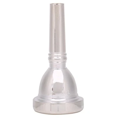 Image of Trombone Mouthpiece, Universal Silver Plated 12C Alto Mouthpiece Instrument Replacement
