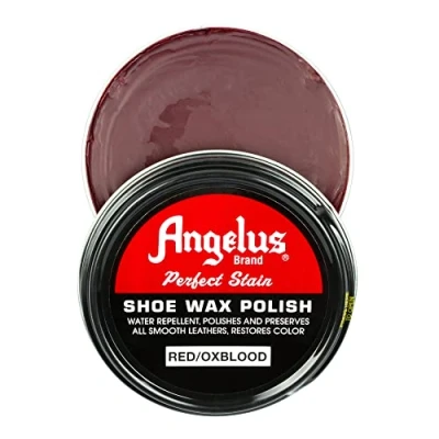 Image of Angelus Shoe Wax Polish Oxblood Red