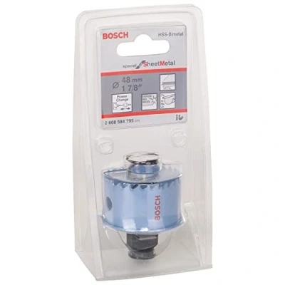 Image of Bosch Professional Hole Saw Special for Sheet Metal (for Stainless and Steel Sheets, Ø 48 mm, Accessories Drills)