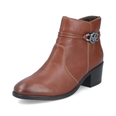 Image of Rieker Women&#039;s 73970 Ankle Boot, Brown, 9 UK