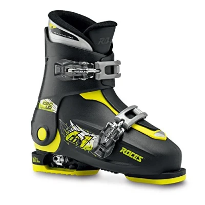 Image of ATOMIC Roces Idea Up Children&#039;s Ski Boots Adjustable Size Black Lime Size:30/35