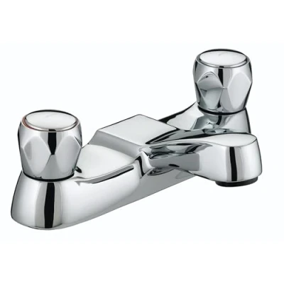 Image of Bristan VAC BF C MT Club Bath Filler with Metal Heads Chrome Plated