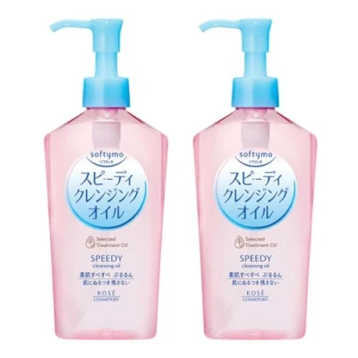 Image of KOSE Softymo Speedy Makeup Remover Cleansing Oil 230ml (Pack of 2)