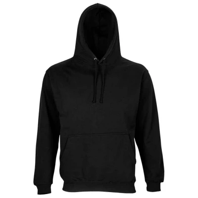 Image of SOLS Unisex Adult Condor Hoodie (Black) Size Large