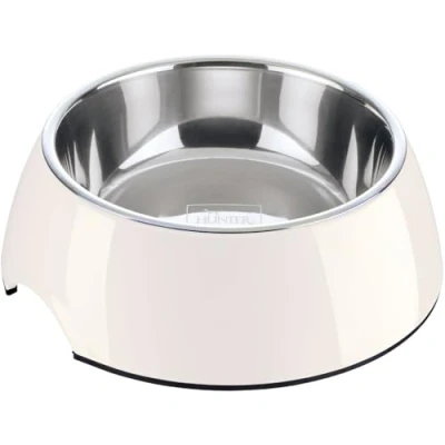 Image of Hunter Melamine Pet Bowl 160ml White