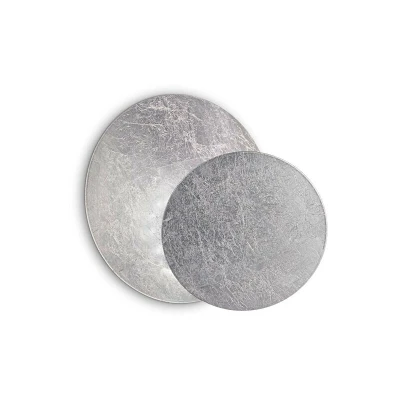 Image of Tick Integrated LED Indoor Wall Lamp 1 Light Silver 3000K