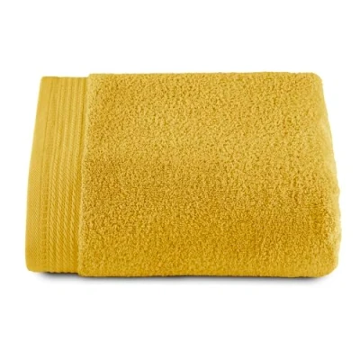 Image of RIZO Top Towel Set of 1 Shower Large Bath Towels 100% Combed Cotton 600 g/m2 Measure 100 x 150 cm Lemon
