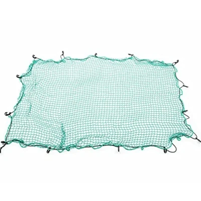 Image of Cargo Net for Pickup Truck Bed with 15 PCS Hook 2m x 3m/6.5ft 10ft Heavy Duty Luggage Bungee Car ATV Boat SUV Van Trailer Snowmobile Secure Loads