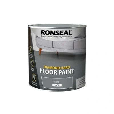 Image of Ronseal DHFPSL25L 2.5L Diamond Hard Floor Paint Slate