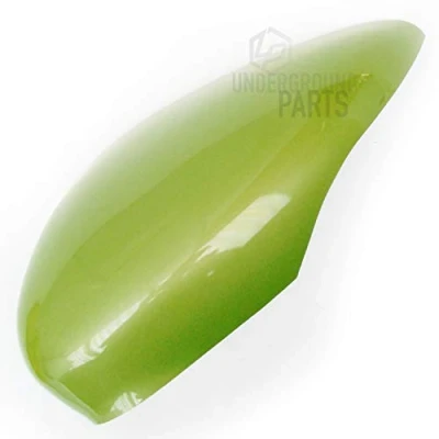 Image of UNDERGROUND PARTS Squeeze Green Wing Mirror Cover Cap Left Passenger Side for Ford Fiesta mk7 2012 2017