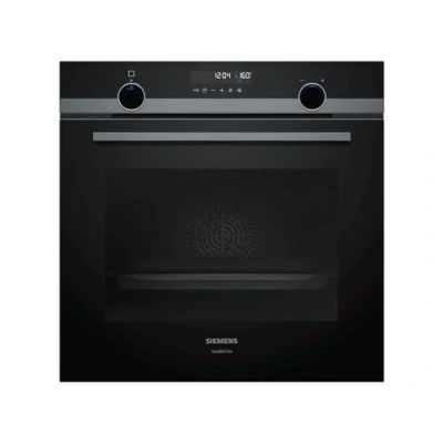 Image of Siemens iQ500 HB478GCB0S Built In Single Electric Oven, Multi Function with Grill, 60cm Black