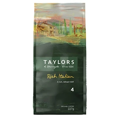Image of Taylors Of Harrogate Rich Italian Ground Coffee, 227g