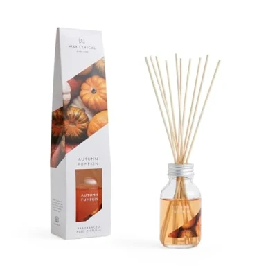 Image of Wax Lyrical Autumn Pumpkin Reed Diffuser 100ml, Orange