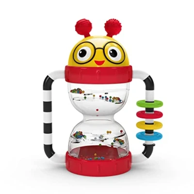 Image of Baby Einstein Cal’s Sensory Shake up Developmental Activity Rattle Toy, BPA Free, for Infants Ages 3 Months and