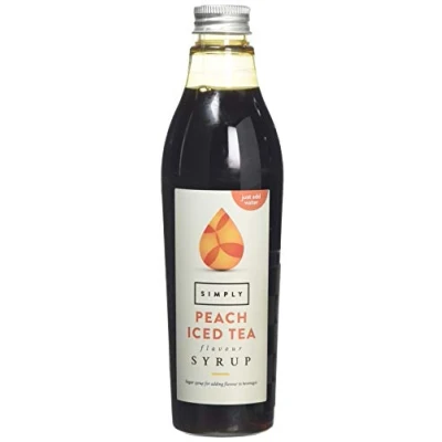 Image of Simply Peach Iced Tea Syrup, 250 ml