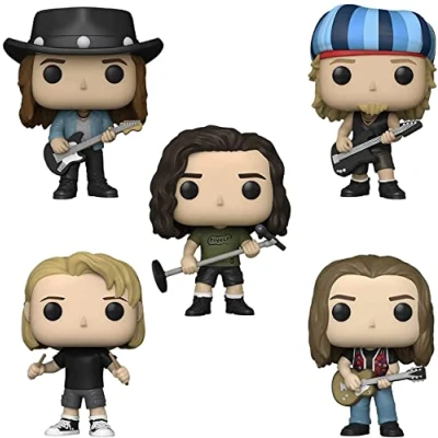 Image of Funko POP! Rocks: Pearl Jam 5PK Collectable Vinyl Figure Gift Idea Official Merchandise Toys for Kids &amp; Adults Music Fans Model Collectors and Display