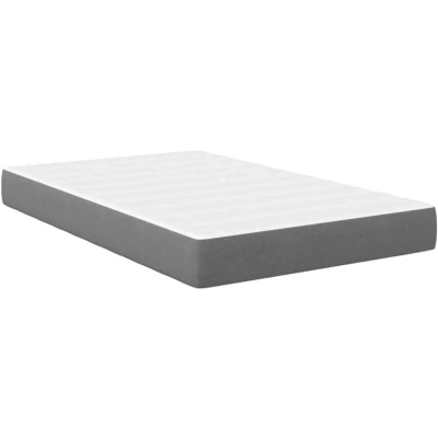 Image of vidaXL Pocket Spring Bed Mattress Light Grey, Medium, 120x200x20 cm, Fabric