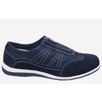 Image of Fleet &amp; Foster Mombassa MEMORY FOAM Womens Navy Size UK 6