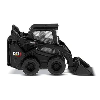Image of Diecast Masters CAT 242D3 Skid Steer Loader Black Finish