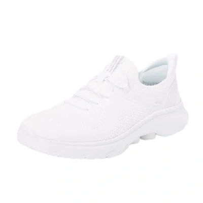 Image of Skechers Performance GO WALK 7 SLIP ON Walking trainers, Women&#039;s, Size: 9, White Textile