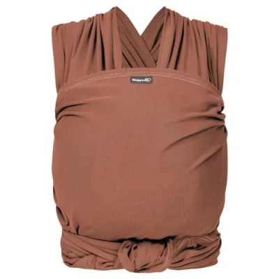 Image of Hoppediz Elastic Baby Sling for Newborns from Birth 100% Organic Cotton (GOTS) Copper 5.40 m